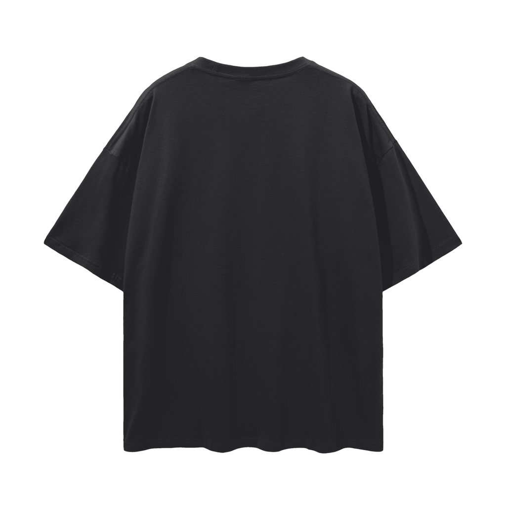 KTE - “Infared2” Streetwear Loose Drop Shoulder Cotton T-Shirt