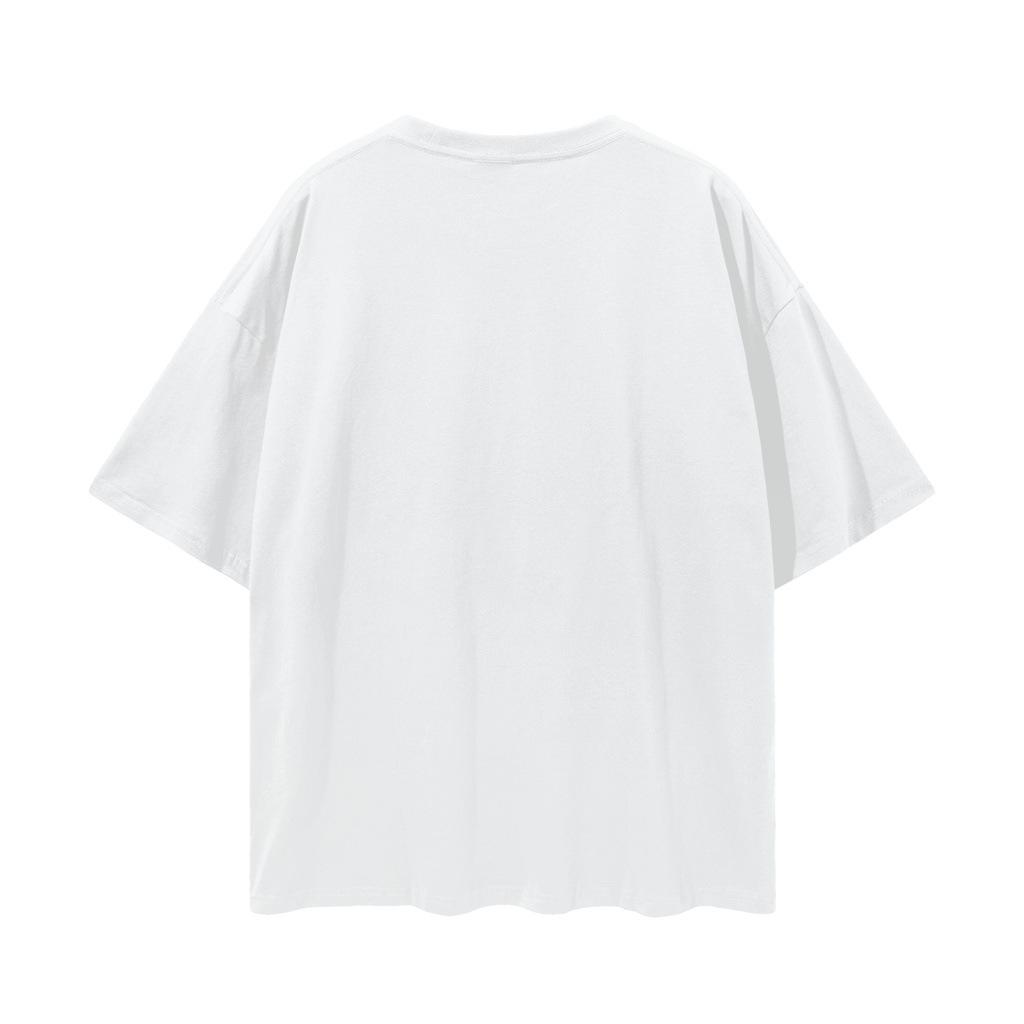 KTE - “Infared2” Streetwear Loose Drop Shoulder Cotton T-Shirt