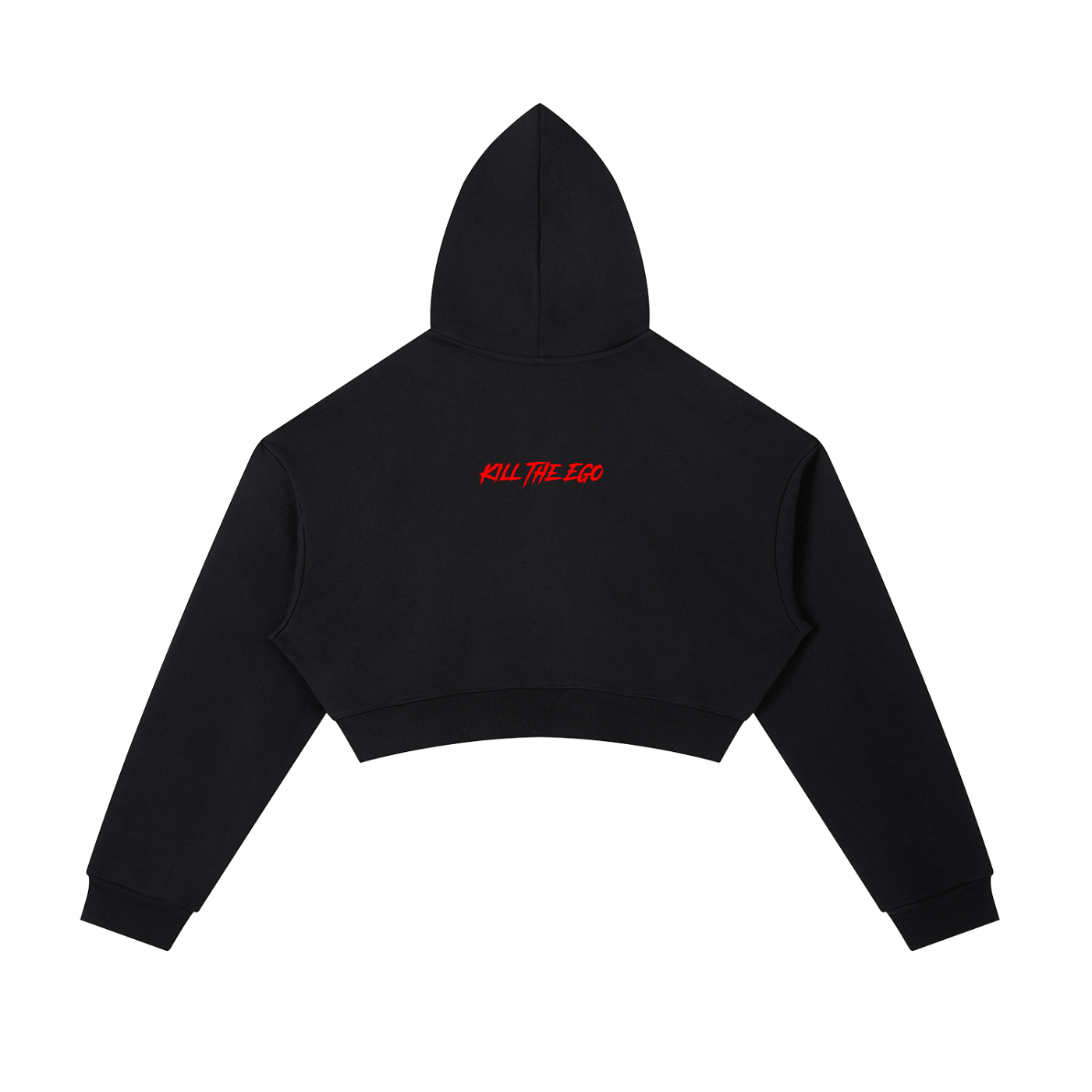 KTE - Women's "FIRE" Cropped Zip-Up Hoodie