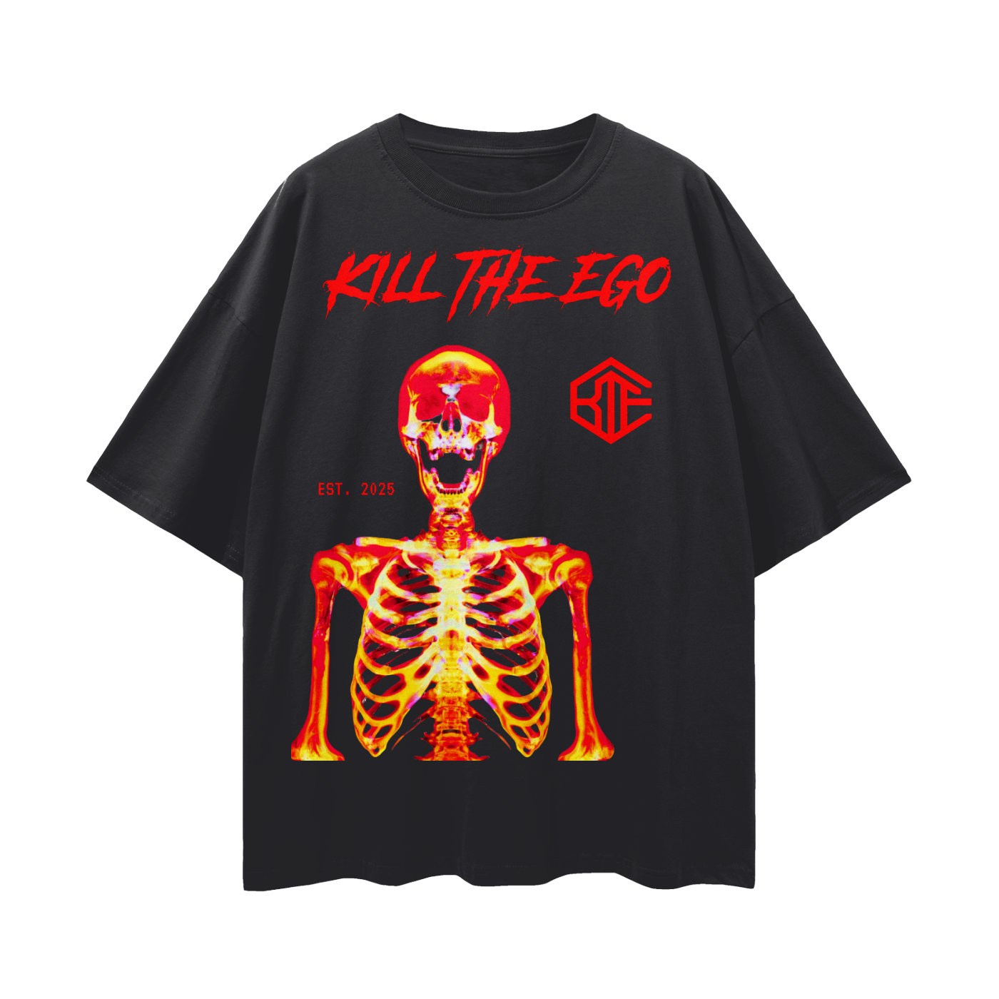 KTE - “Infared” Premium Streetwear Drop Shoulder T-Shirt