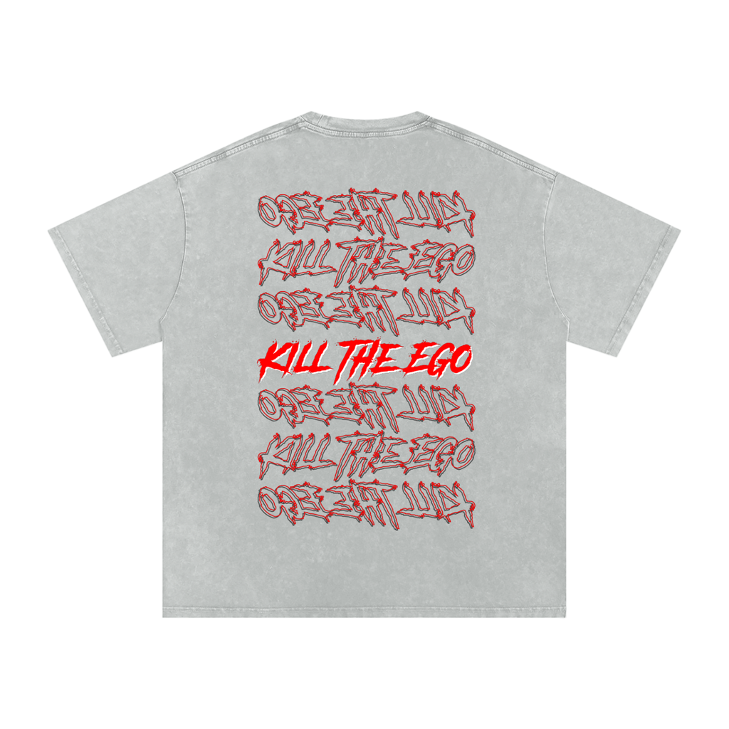 KTE - Essential Snow Washed Oversized Cotton T-Shirt