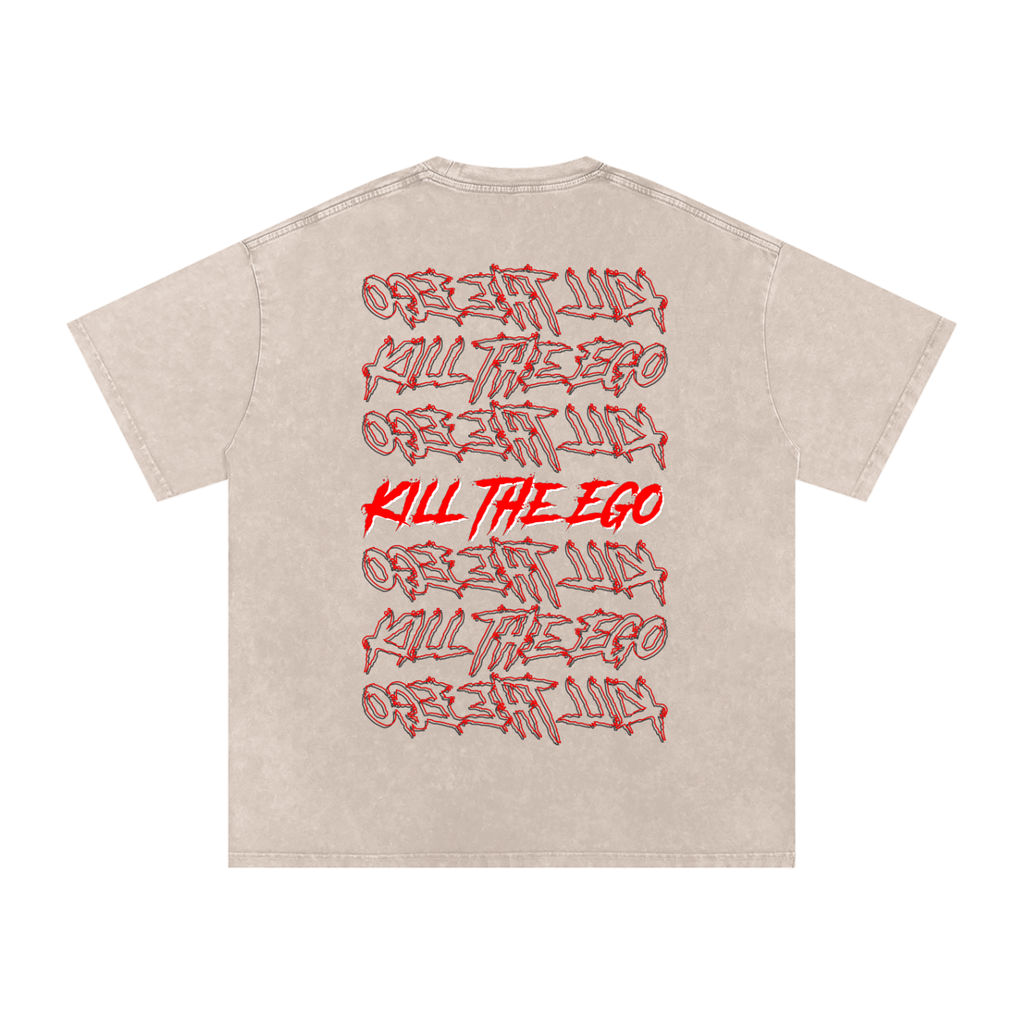 KTE - Essential Snow Washed Oversized Cotton T-Shirt