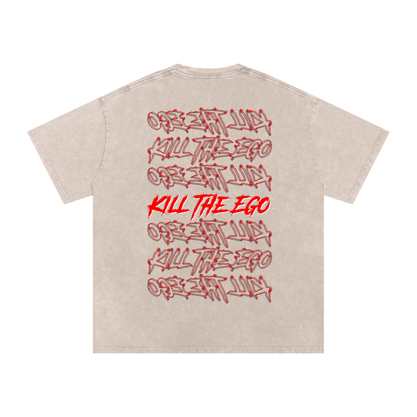 KTE - Essential Snow Washed Oversized Cotton T-Shirt